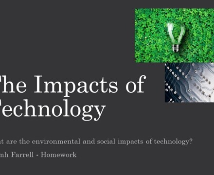 My Work Homework Environmental Impacts Ni