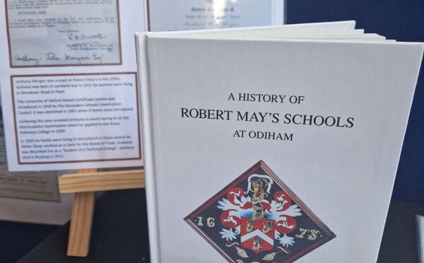 Book group visit the Odiham Heritage Exhibition