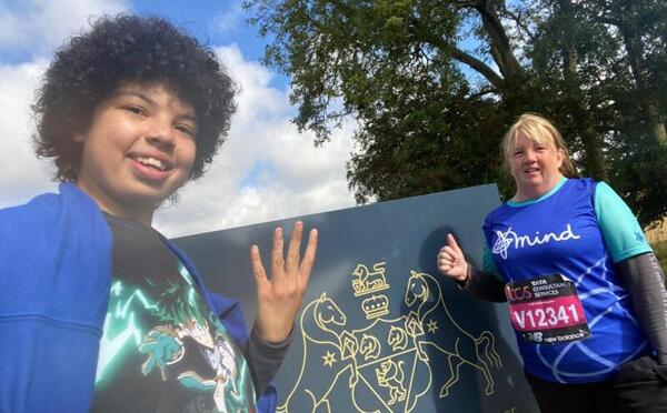 RMS Student and her mum complete the Virtual London Marathon...